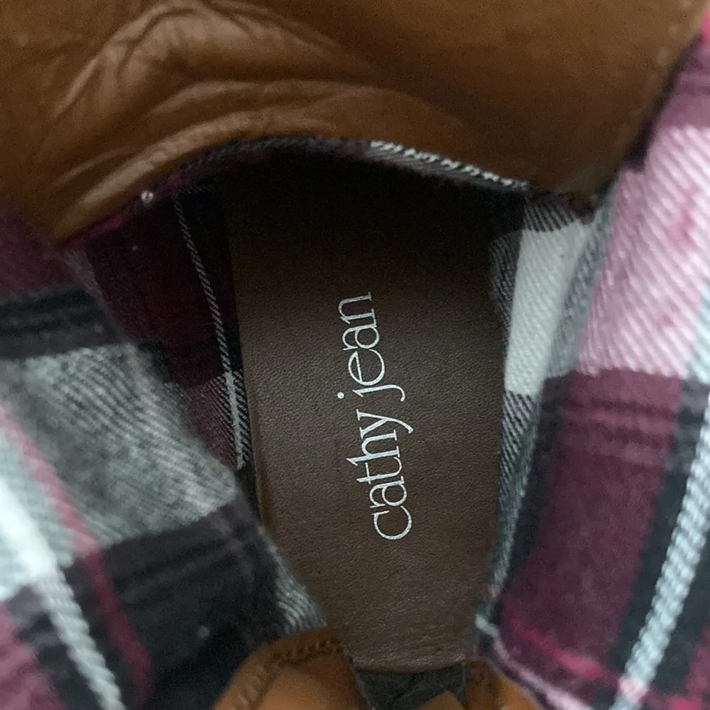 Cathy Jean Vegan Leather Brown Convertible Lace-Up Combat Boots Size 8 GUC - Image 11