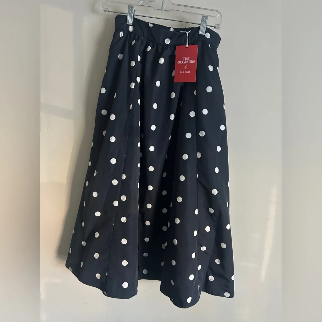 2pc Old Navy ~ The Occasion Taffeta Skirt & Top Size M Petite - Image 3