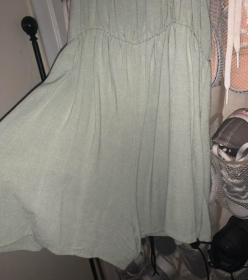 Sage Green Romper Size M - Image 5