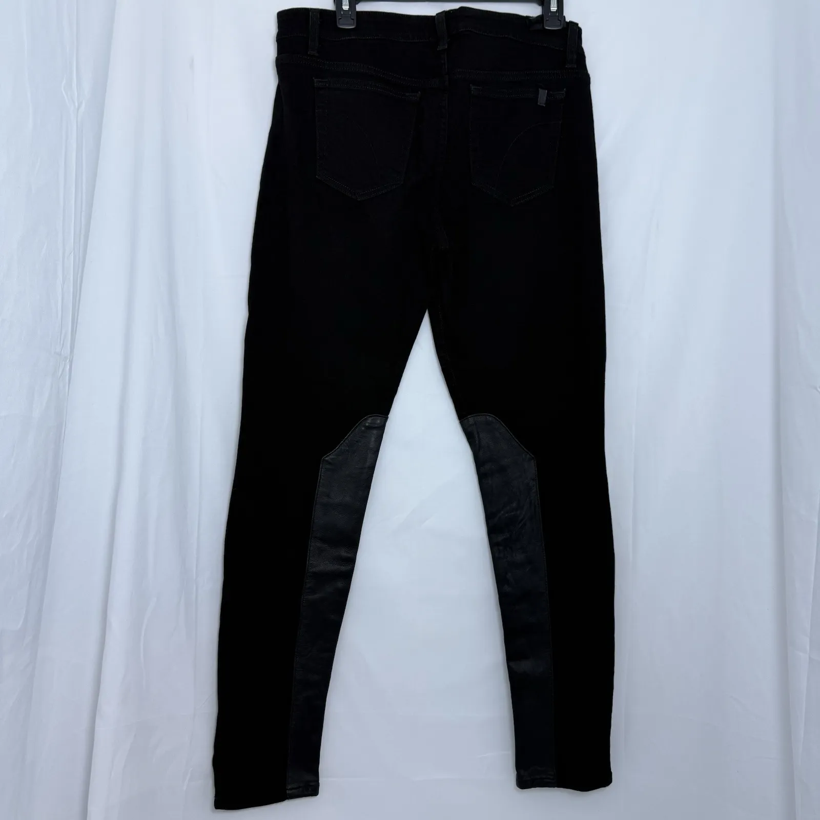 Joe's Black Collection The Skinny Leather Jaupher Jeans, Paloma Size‎ 32 - Image 3