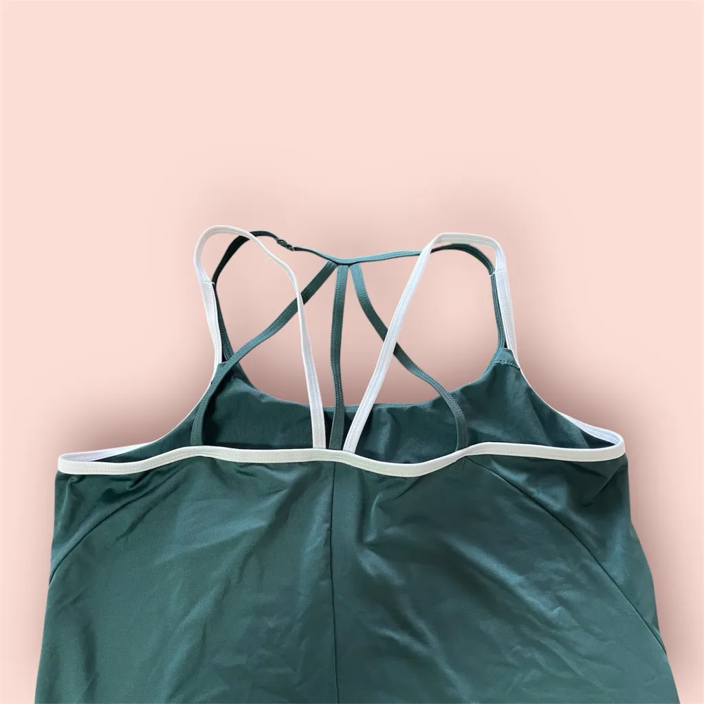 Duc Sport Chic Strappy Tennis Top Forrest Green size Large (NWT) - Image 2