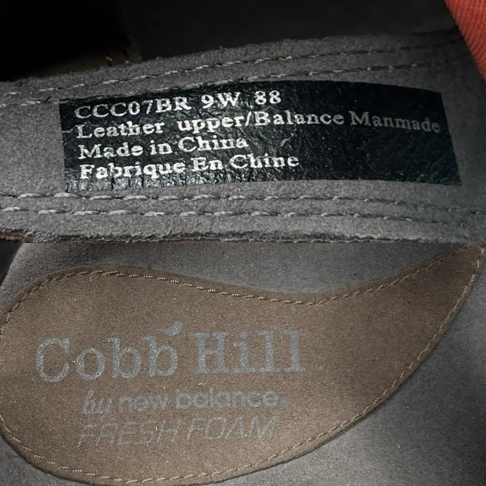 Cobb Hill New Balance Sandals Brown Suede 9 Adjustable Platform - Image 7