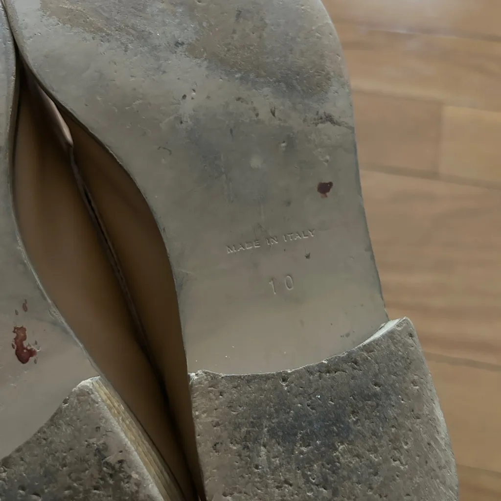 Everlane The Modern Loafer Women’s Size 10 Almond Toe Flat Shoes Tan Beige Nude - Image 7