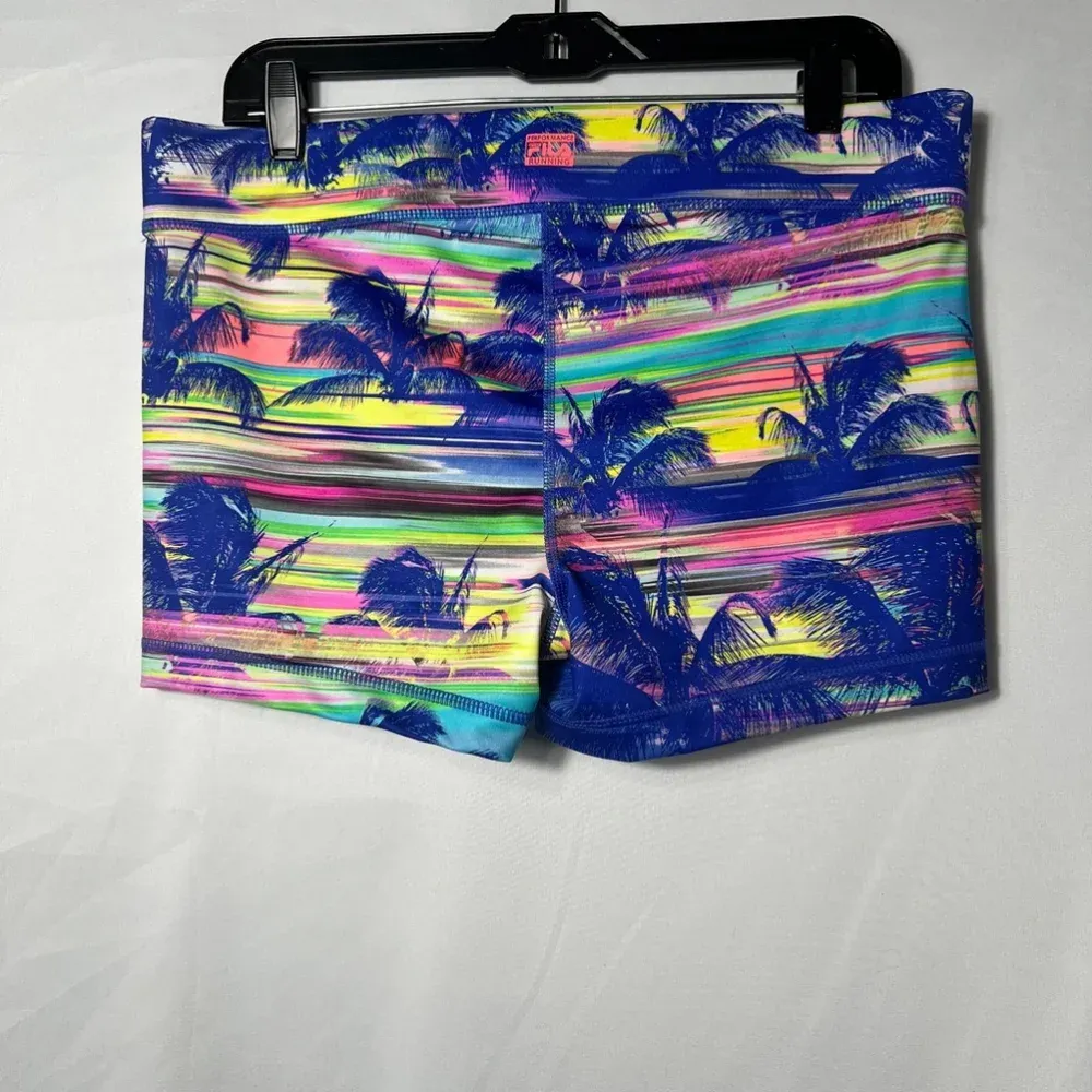 Fila‎ Sport Running Shorts Large Multicolor Palm Trees - Image 2