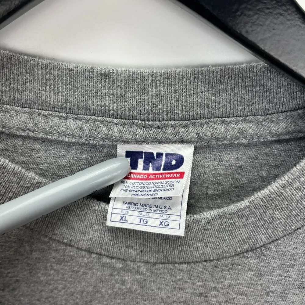 Las Vegas Graphic Tee Large Gray Vintage Y2K Unisex Fit - Image 12