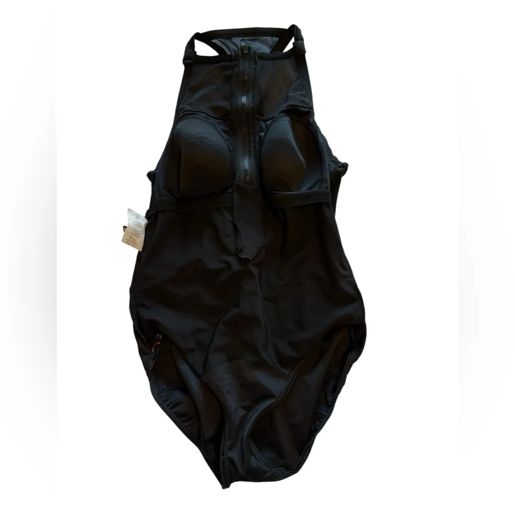 MIRACLESUIT SLIQUE™ TRUE COLORS ZIPLINE SWIMSUIT one piece sz 12 resort wear - Image 6