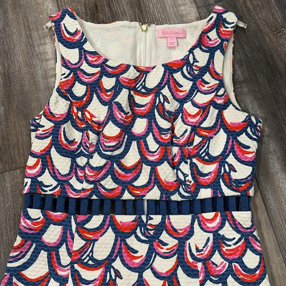 Lilly Pulitzer Iggy Shift Dress Gillty Mermaid size 0 - Image 5