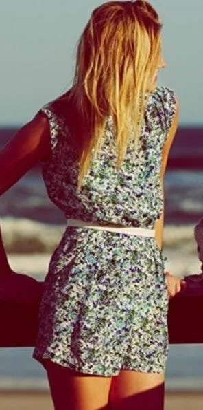 Elizabeth Edessa Floral Silk Romper  - Image 2