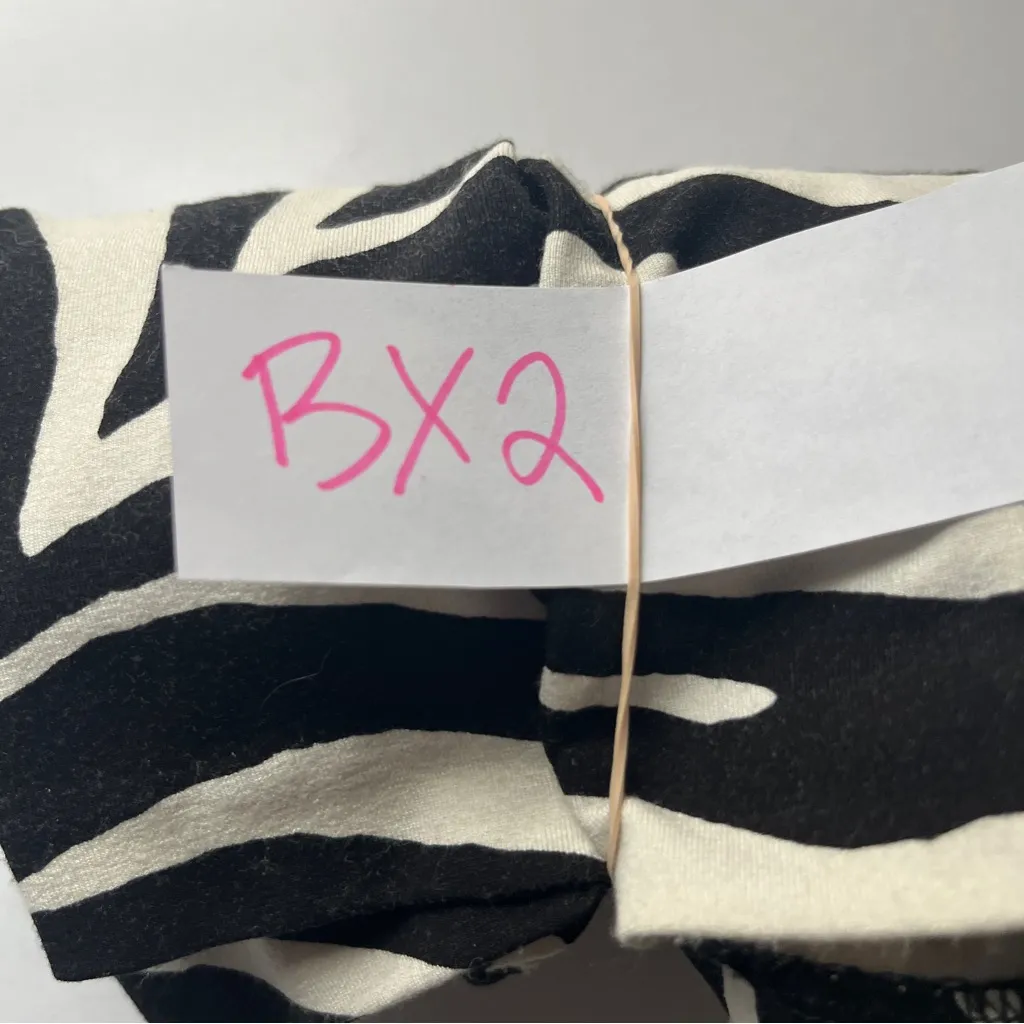 Talbots Monochrome Zebra Long Sleeve Dress - Image 10