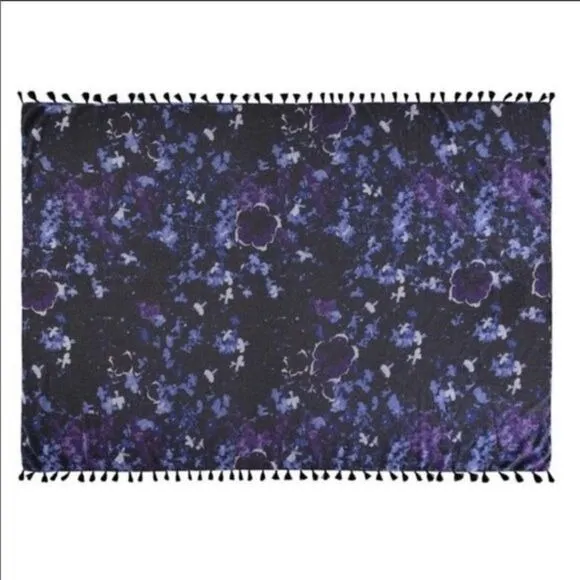 Peter Som‎ Dream Floral Sarong Swimsuit Cover Up Wrap Tassel Beach Pool Resort - Image 10