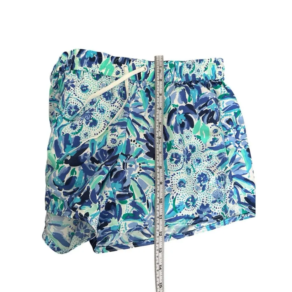 Lilly Pulitzer Luxletic Run Around Shorts in Iris Blue "High Maintenance" Sz XS - Image 5