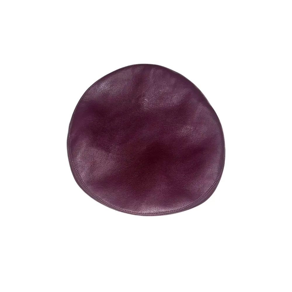 NWT Stand Studio Freida Burgundy Faux Leather Hat O/S Brown - Image 2