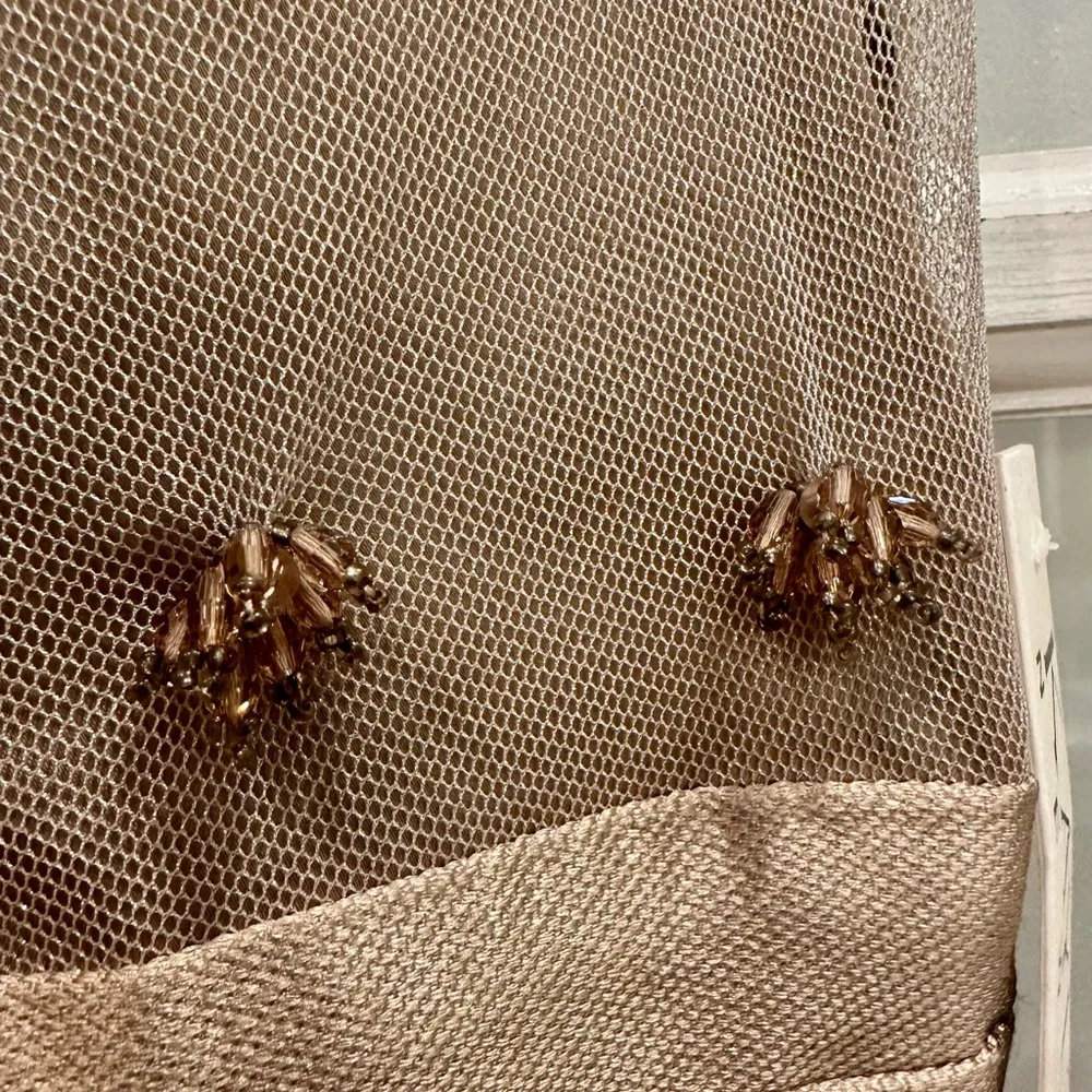 Kay Unger New York Formal Gala Cocktail Beaded Chic Champagne Dress Size 6 NWT - Image 14