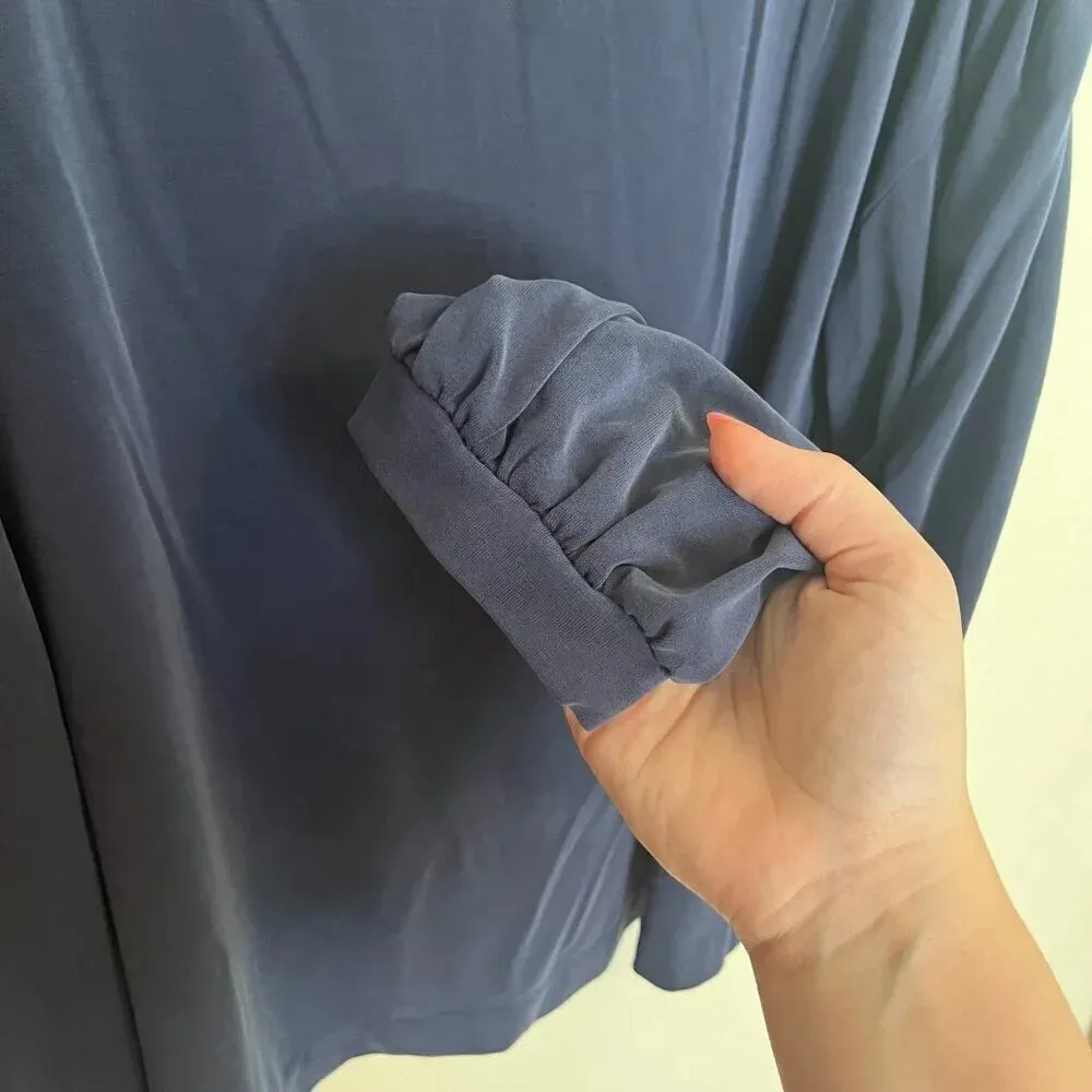 Madewell Sandwashed Gathered-Sleeve Top - Image 8