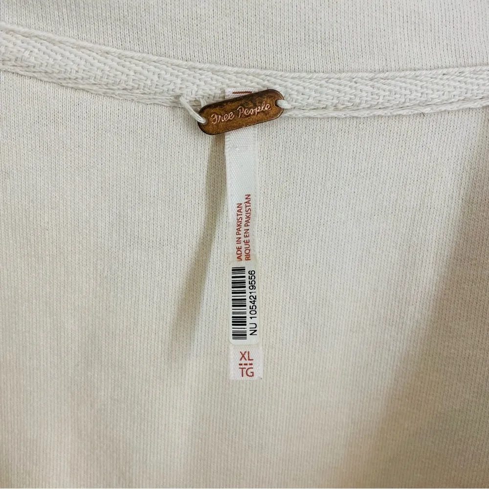 Free People Ruby Cream Button-Up Jacket Shacket size XL - Image 14