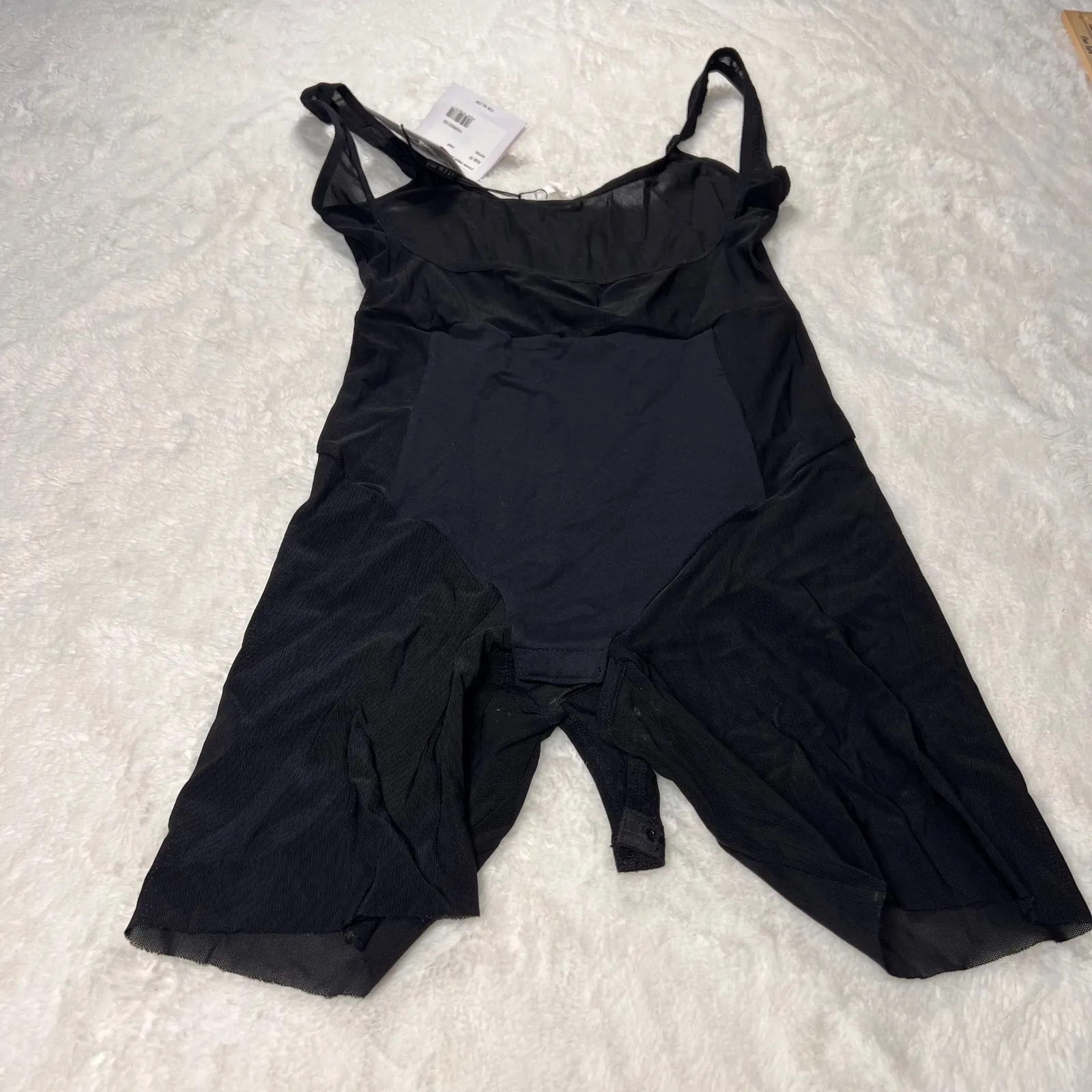 Medi Power Mesh Suit Open Bust Black Size Medium Women Compression Shapewear NWT - Image 2