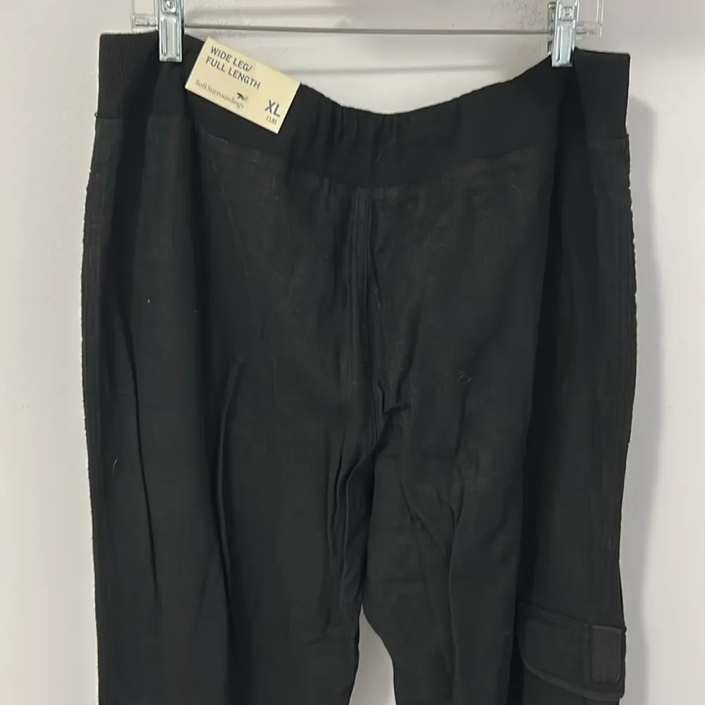 Soft Surroundings Black Linen Blend Cargo Pants - Image 7