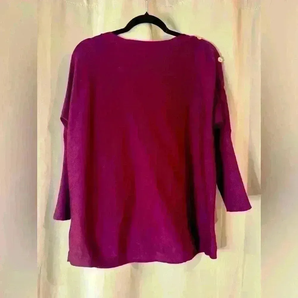 Women’s Purple Cable&Gauge Top - Image 3