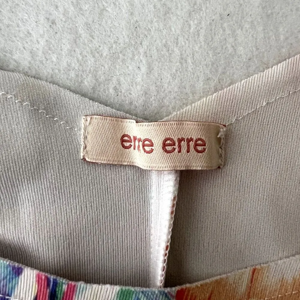 Erre Tropical Floral Patterned Skater Dress Pink Size M - Image 6