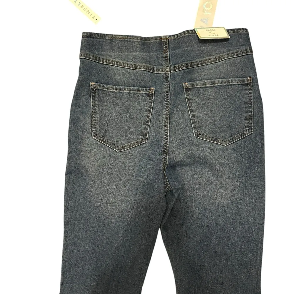Women's Flared navy‎ JeansNWT 
By Tinseltown - Image 5