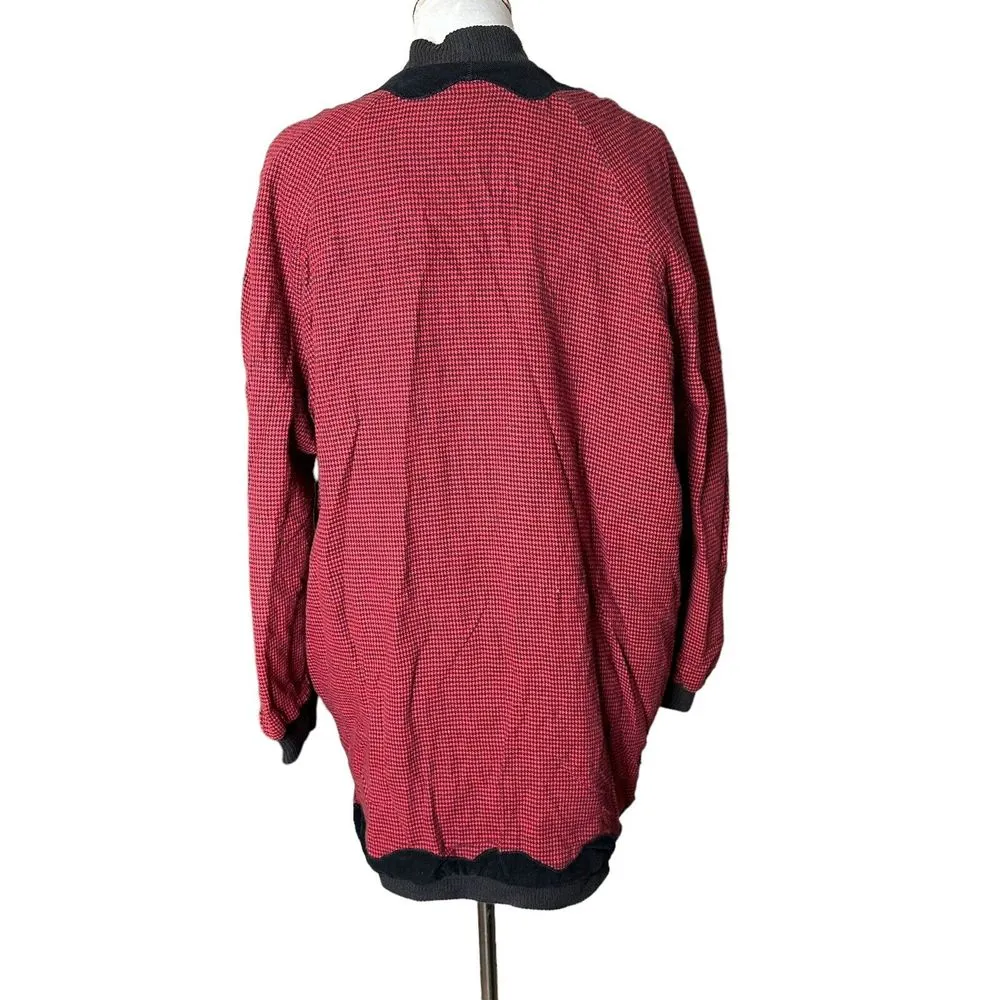 VTG Salaminder Sally Von Werlhof Reversible Jacket One Size Statement Funky Art‎ Red - Image 17
