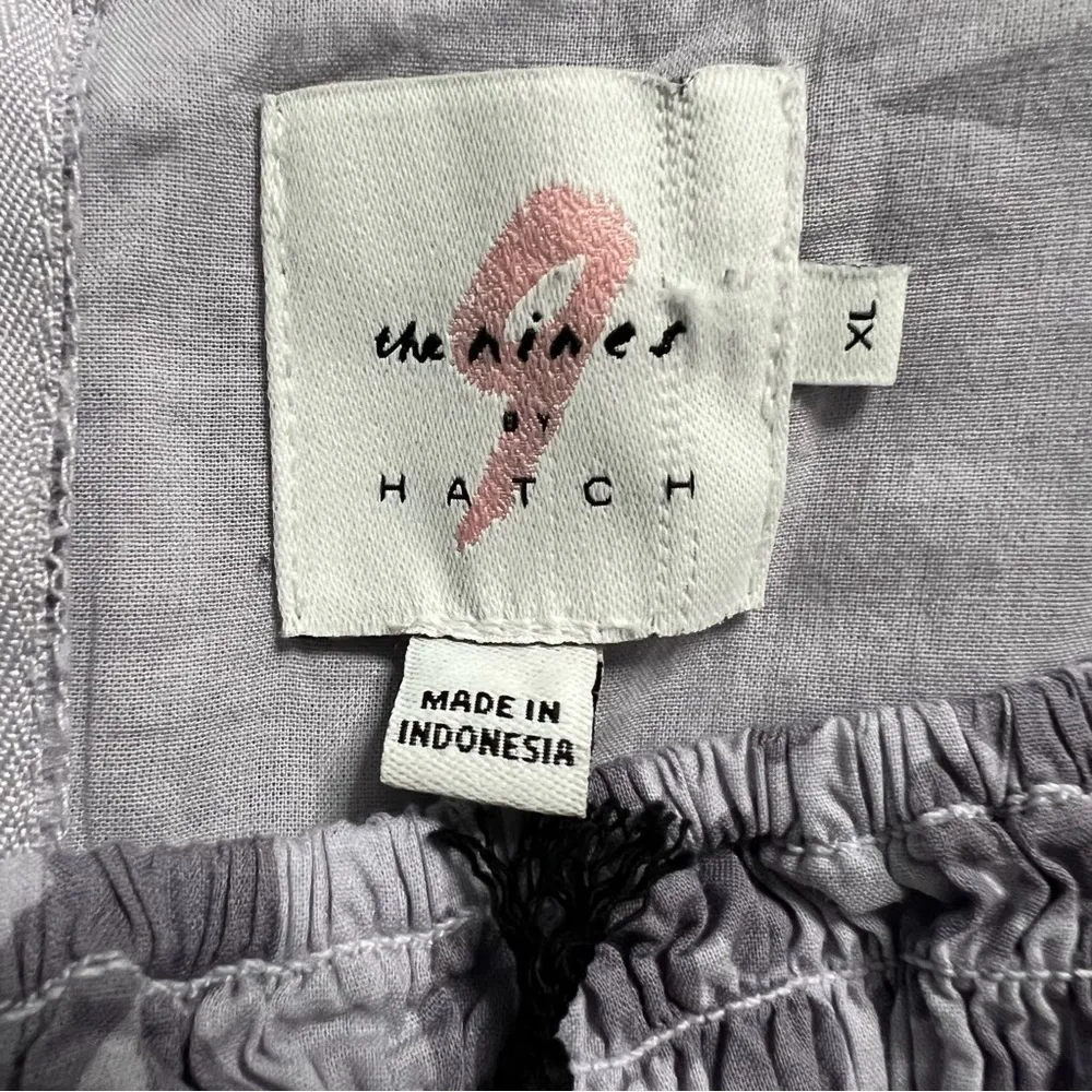 The Nines by Hatch Target Purple Lilac Floral Cotton Maternity Dress Size XL NWT - Image 6