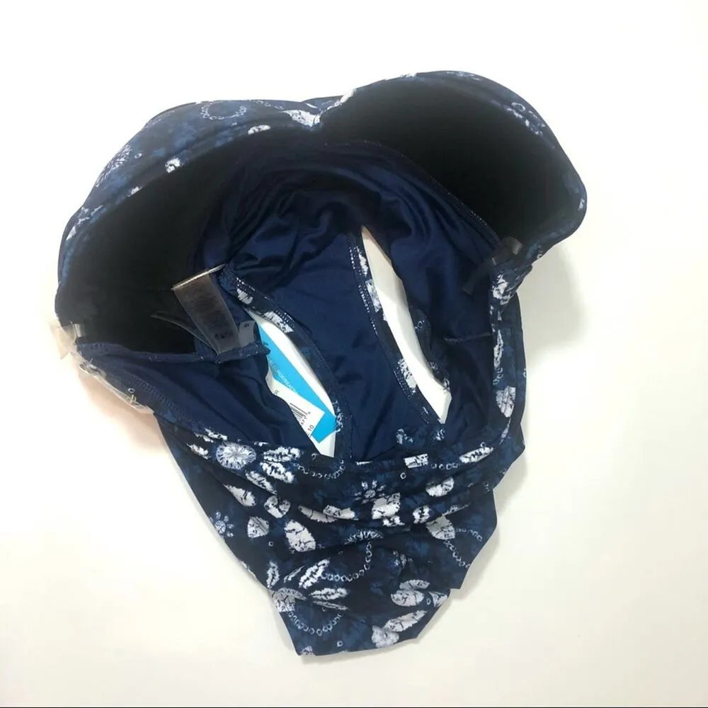 Bleu Rod Beattie floral shirred one piece swimsuit Size 10 - Image 7