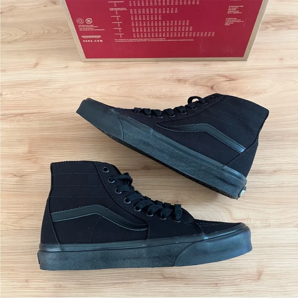 Vans Sk8-Hi Canvas Black Shoes
Women Size 9.0 US - Image 9