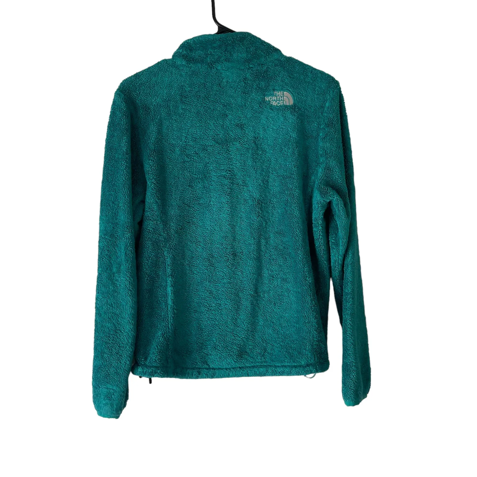 The‎ North Face Women's Size Small Green Fleece Fuzzy Full Zip Sweater - Image 8