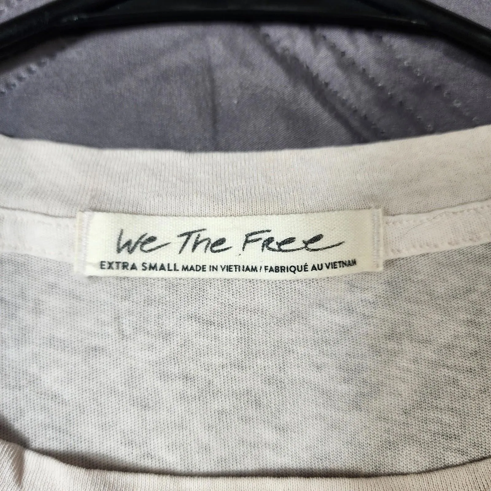 We The Free Small Beige Neutral Lace Up T-Shirt Short Sleeve Top Light Flowy - Image 3