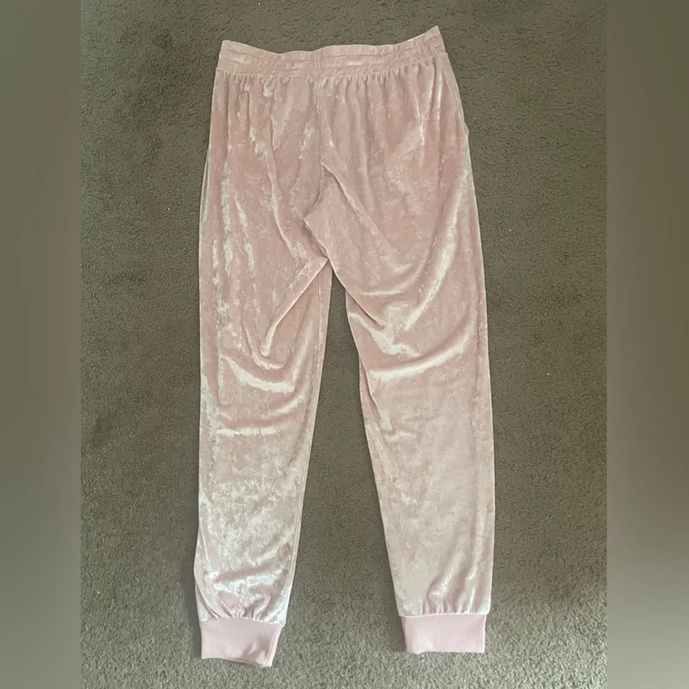 Secret Treasures Light Pink Velvet Sweatpants Joggers, Size M - Image 4