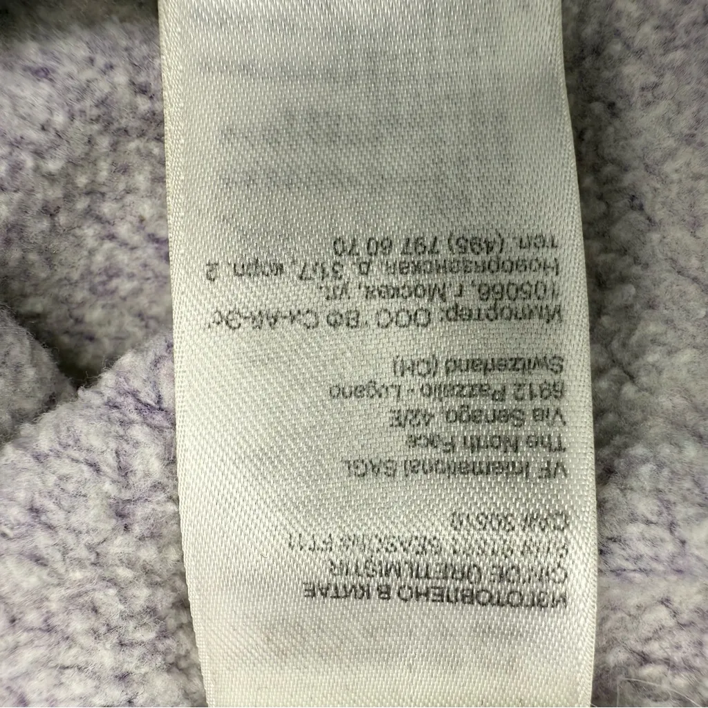 The North Face Purple Hoodie Size M - Image 6