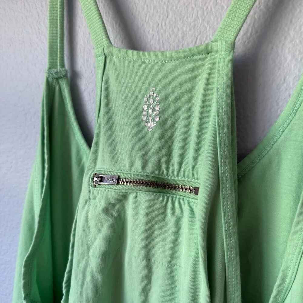 Free People Movement Hot Shot Mini Dress Spearmint Size Large Green - Image 4