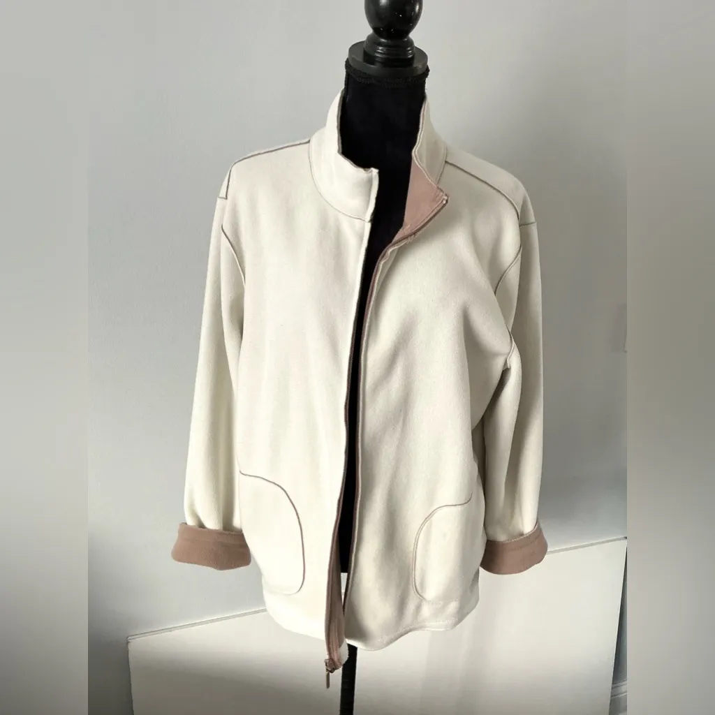 Fleece jacket SO CUTE🌸🌸🌸 Brown Size L - Image 5