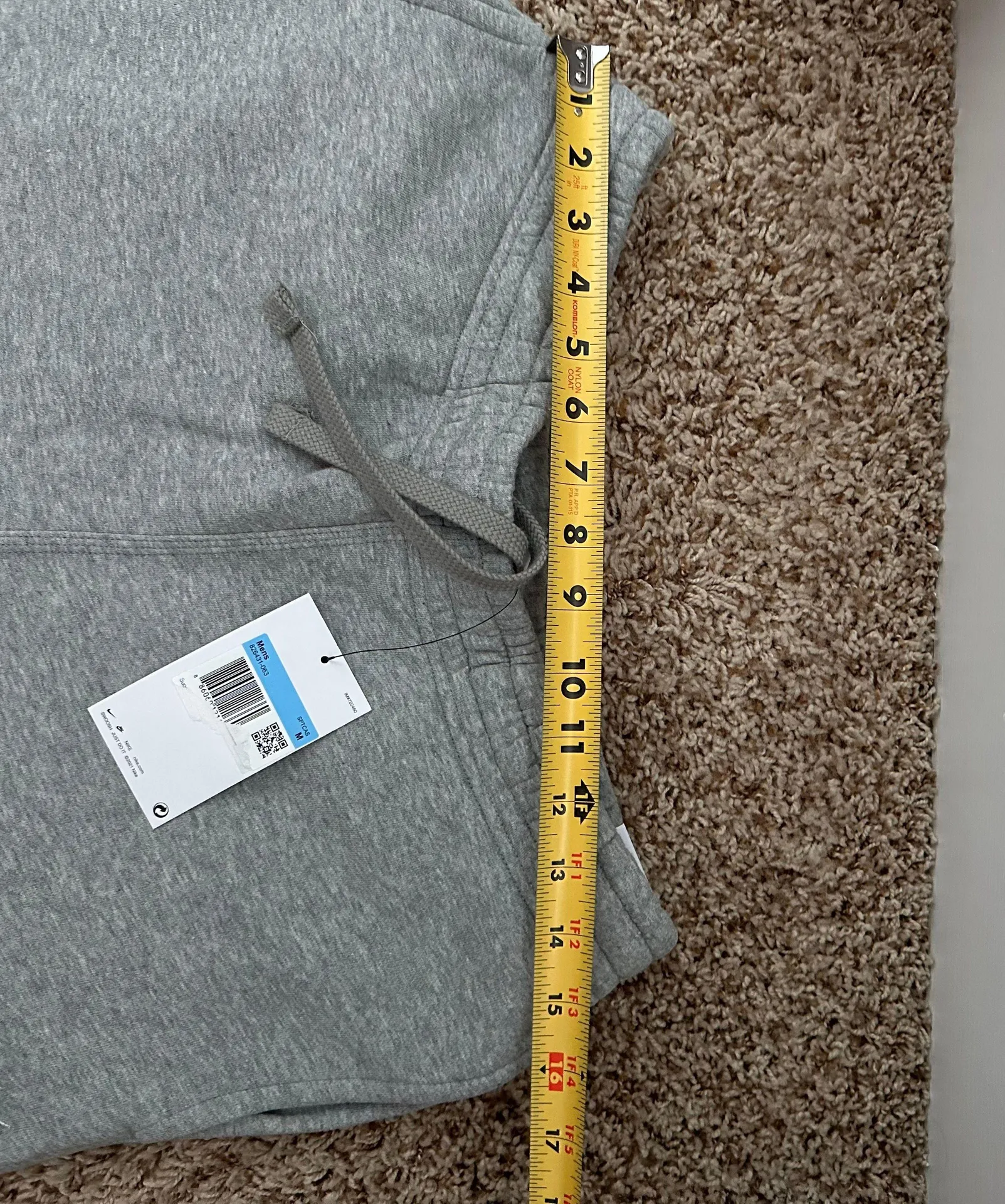 Nike Essential Swoosh Grey Sweatpants - Image 4