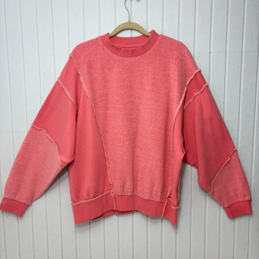 BDG Women's Pink Crew Neck Sweatshirt size L - Image 3