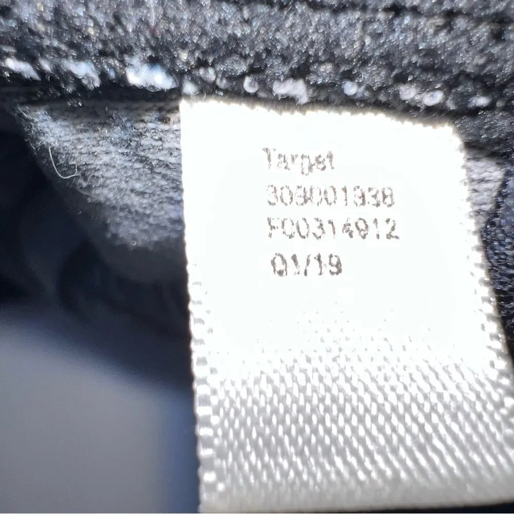 JoyLab Women's Floral Print Cropped Leggings in Black and White Size S - Image 8