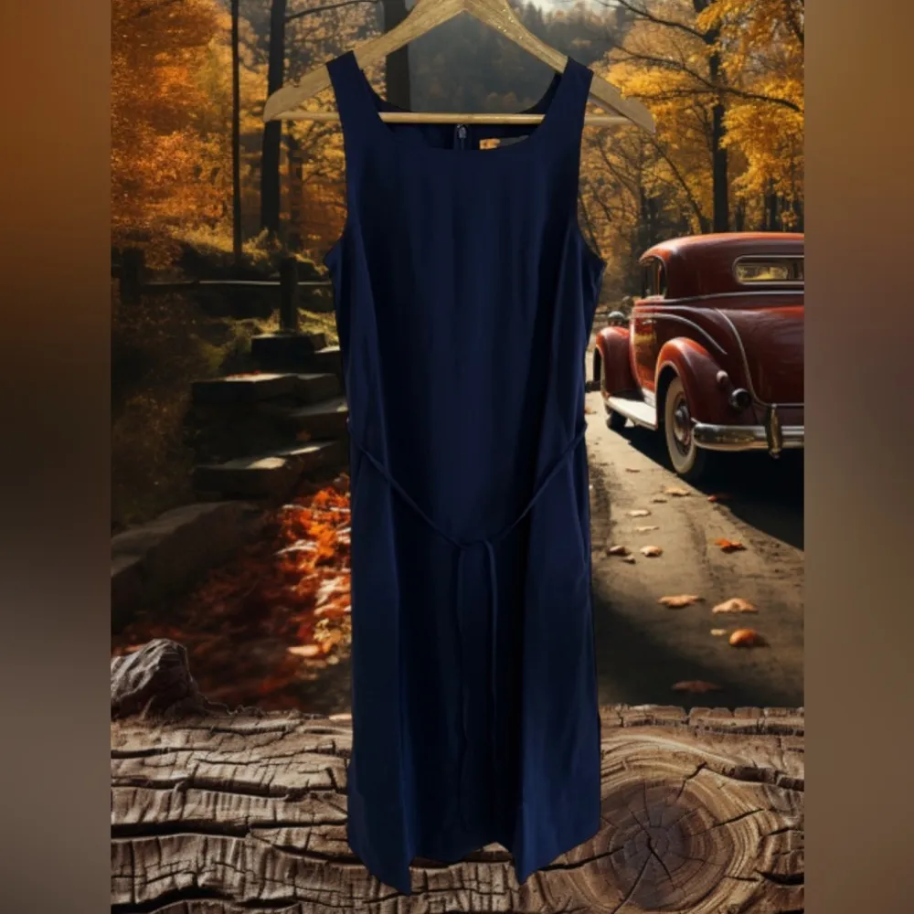 Ministry of Supply Black Swift Sheath Dress Size S Light Airy Remova Waist Tie - Image 4