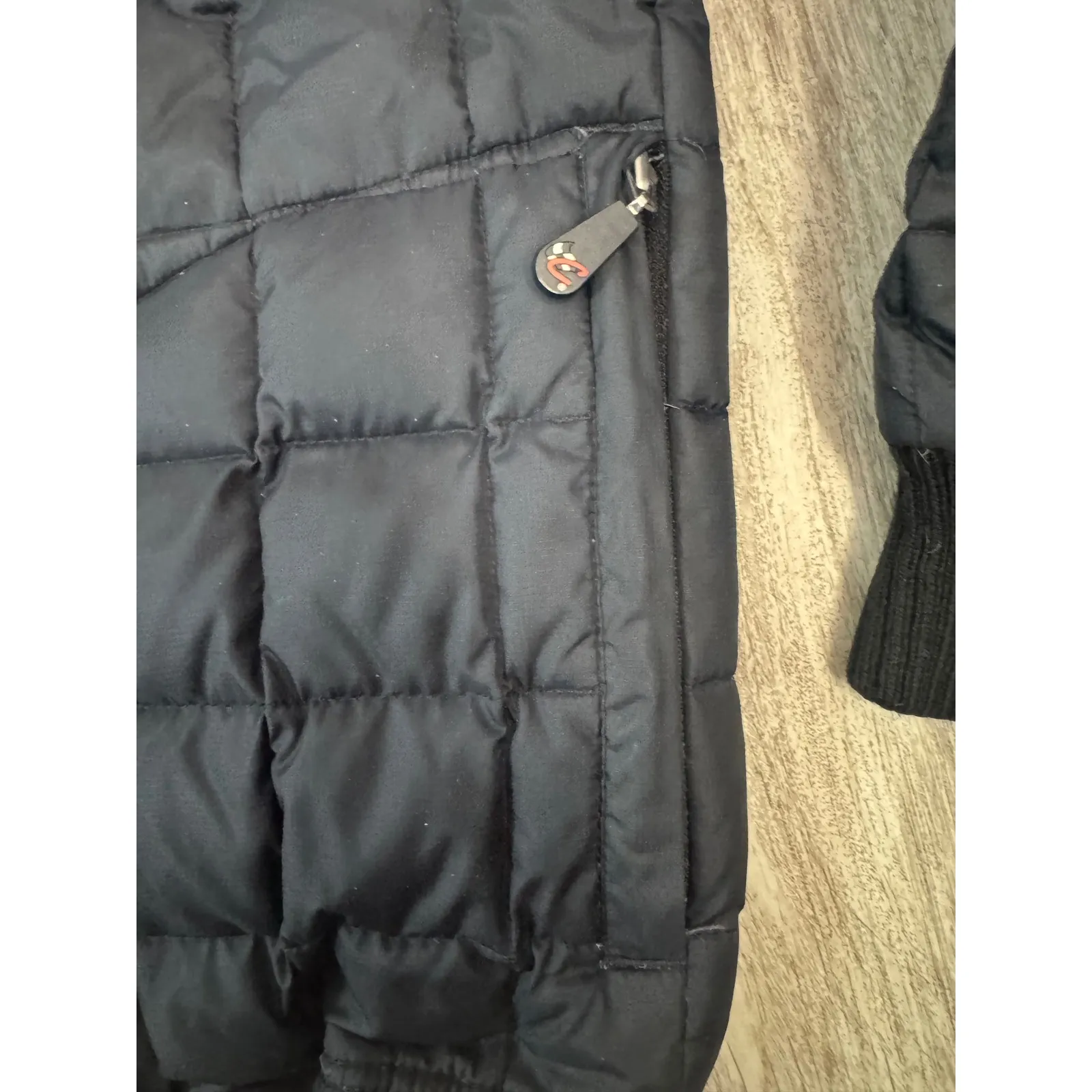 Vintage Chase Authentics Dale Earnhardt Jr #8 Down Puffer Jacket Black LG NASCAR - Image 12