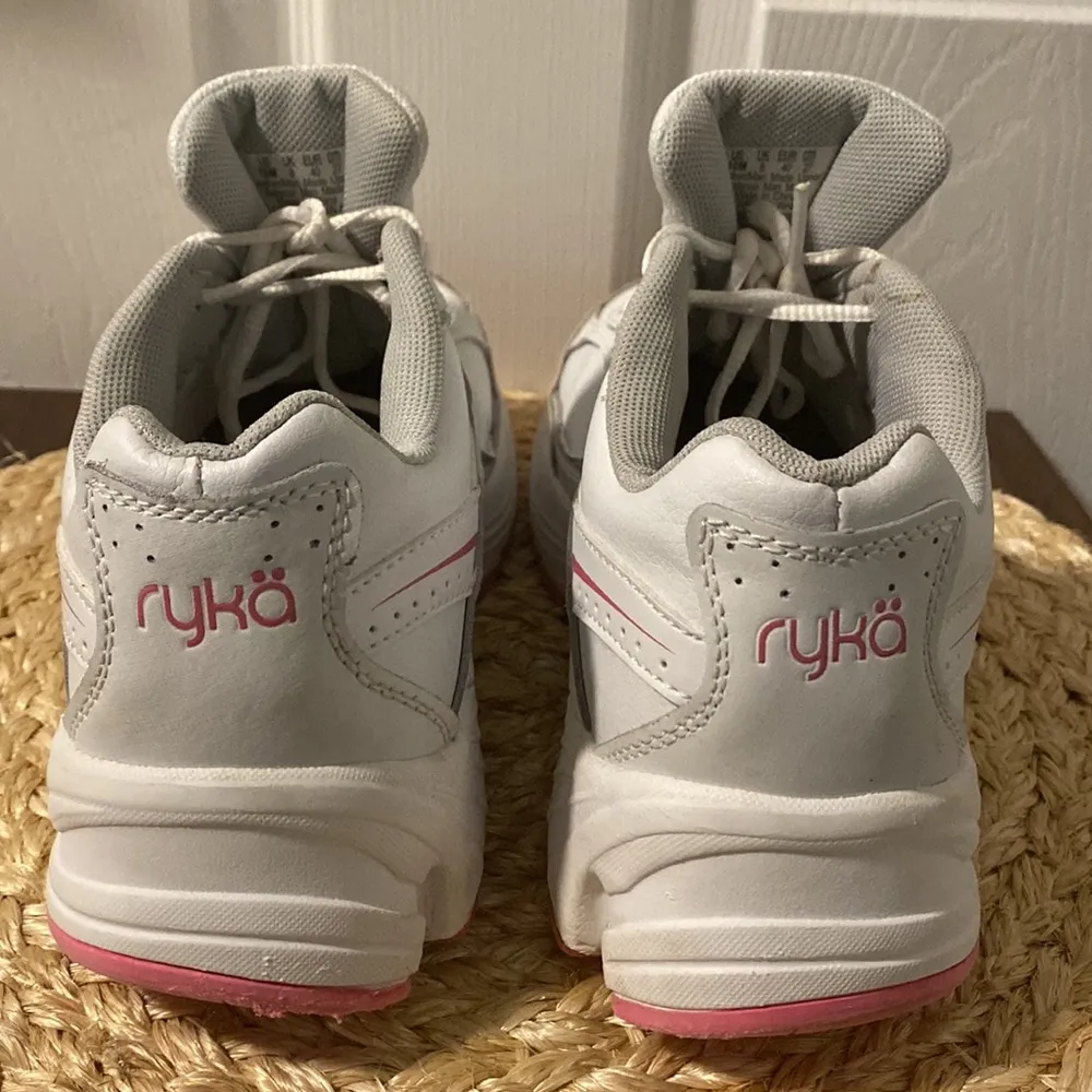Ryka womens white and pink athletics shoes size 10 - Image 5