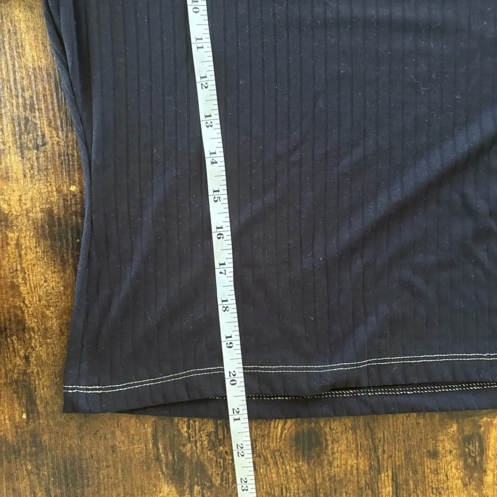 J for Justify Black Fitted Embellished Long Sleeve Tee - Image 7