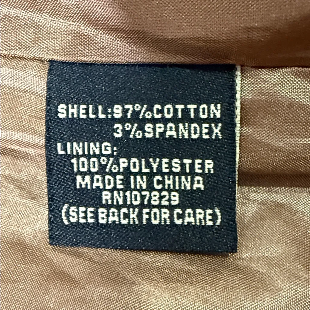 Ambition Leopard Print Blazer Brown Size L - Image 8