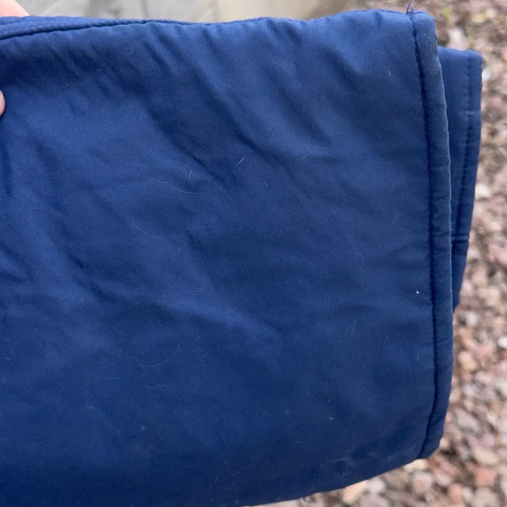 Vintage Rainbow West Blue ski, babe snowsuit Overalls Juniors 9 Size 8 - Image 6