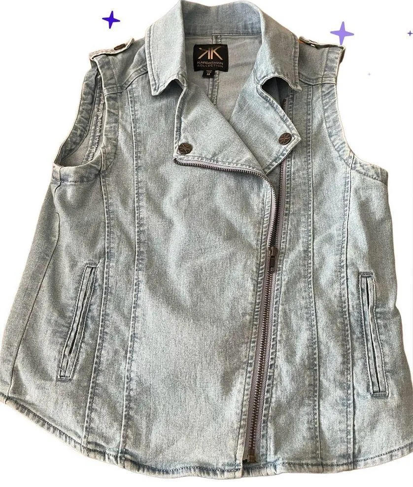 moto style vest, style name Kim, size Medium - Image 4