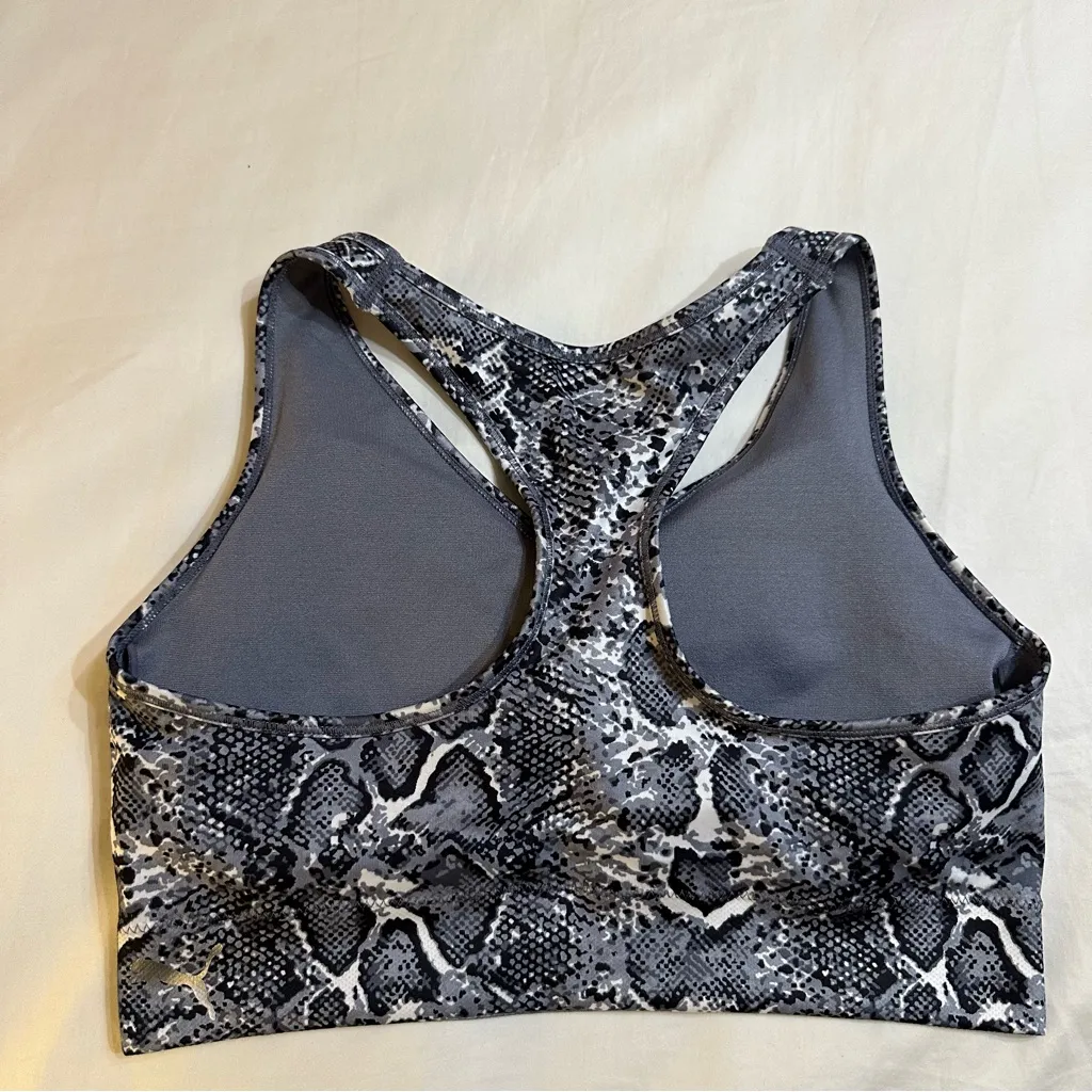 PUMA Snakeskin Sports Bra Seamless Drycell Moisture Wicking Removable Cups M - Image 5