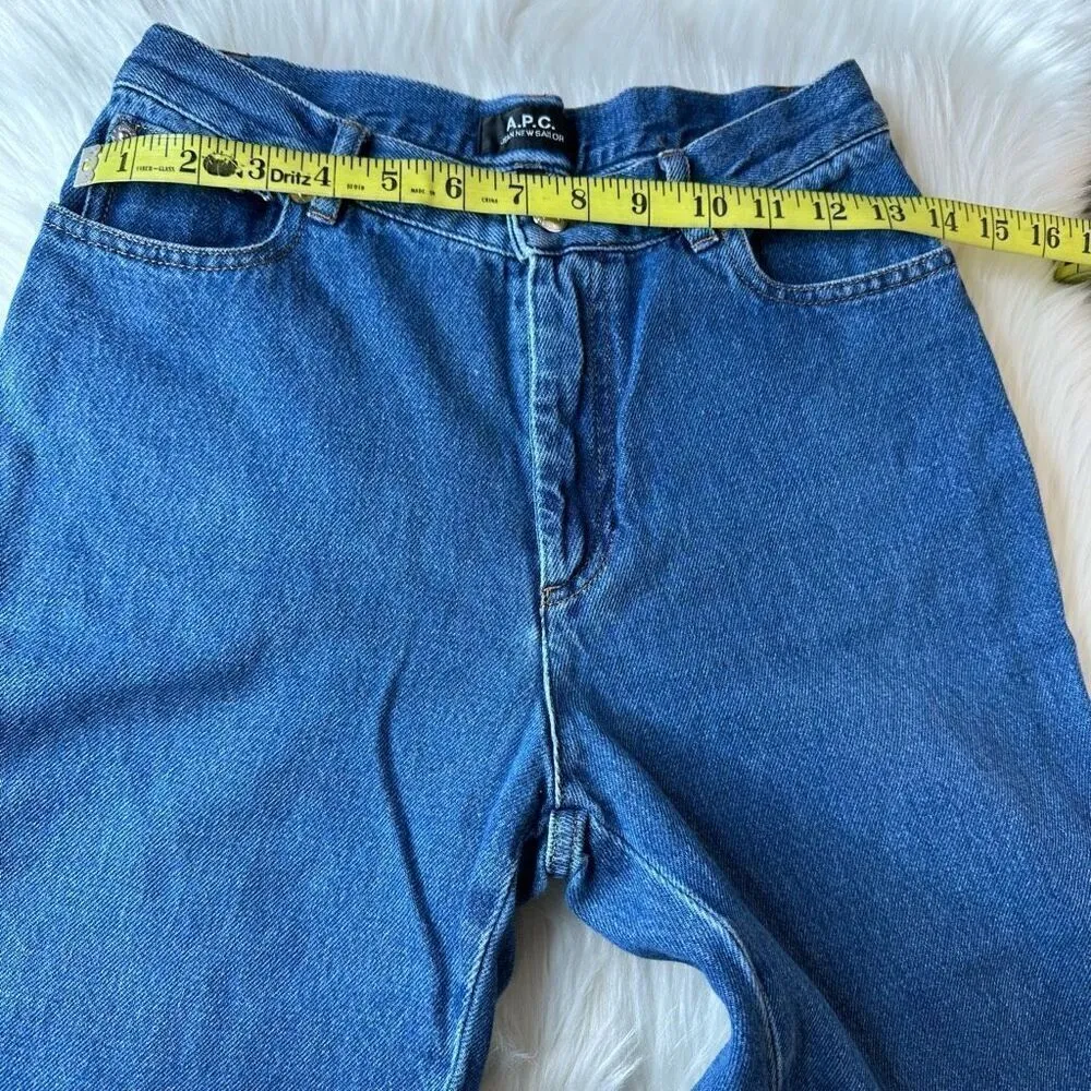 A.P.C. JEAN NEW SAILOR Jeans Size 26 Blue - Image 10