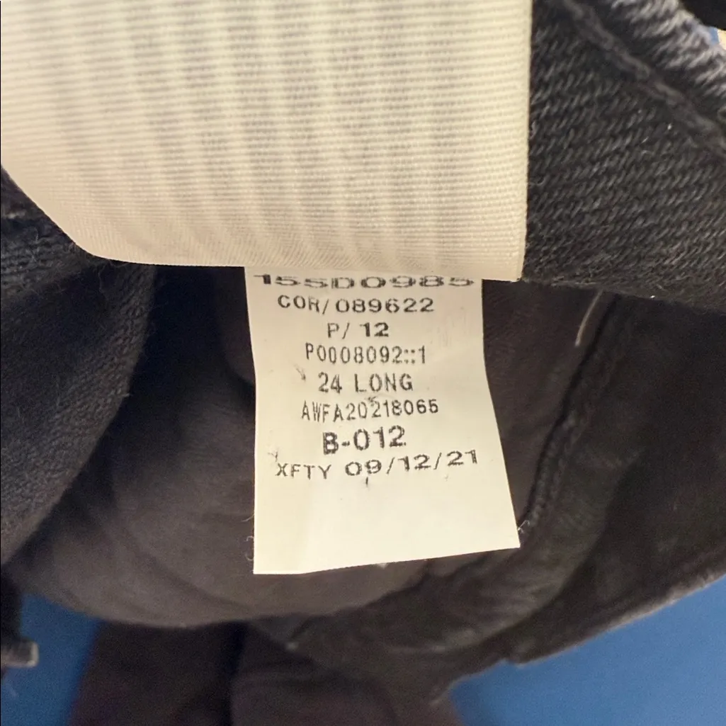 Abercrombie & Fitch A&F The Dad High Rise Jeans Washed Black Wash Siz 25 00 Long - Image 10