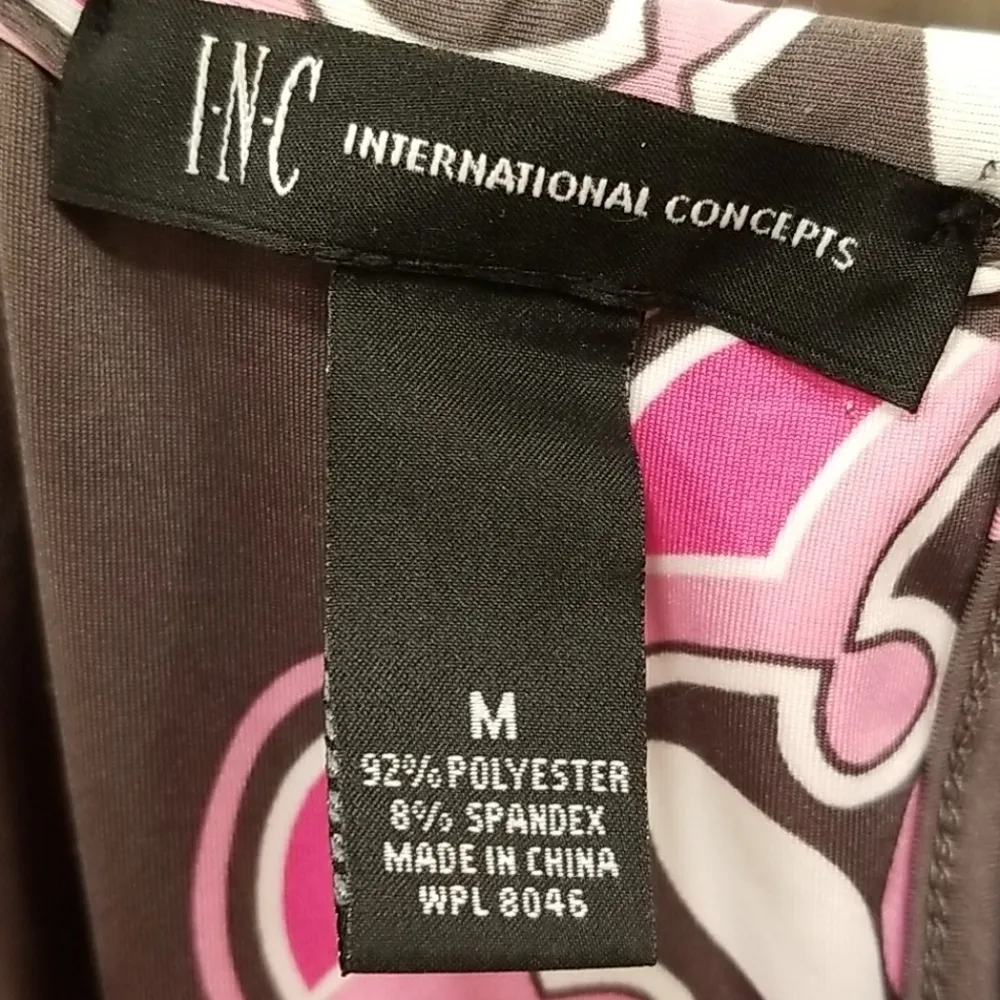 INC 💕💕 Patterned Sleeveless Maxi Dress (M) - Image 7