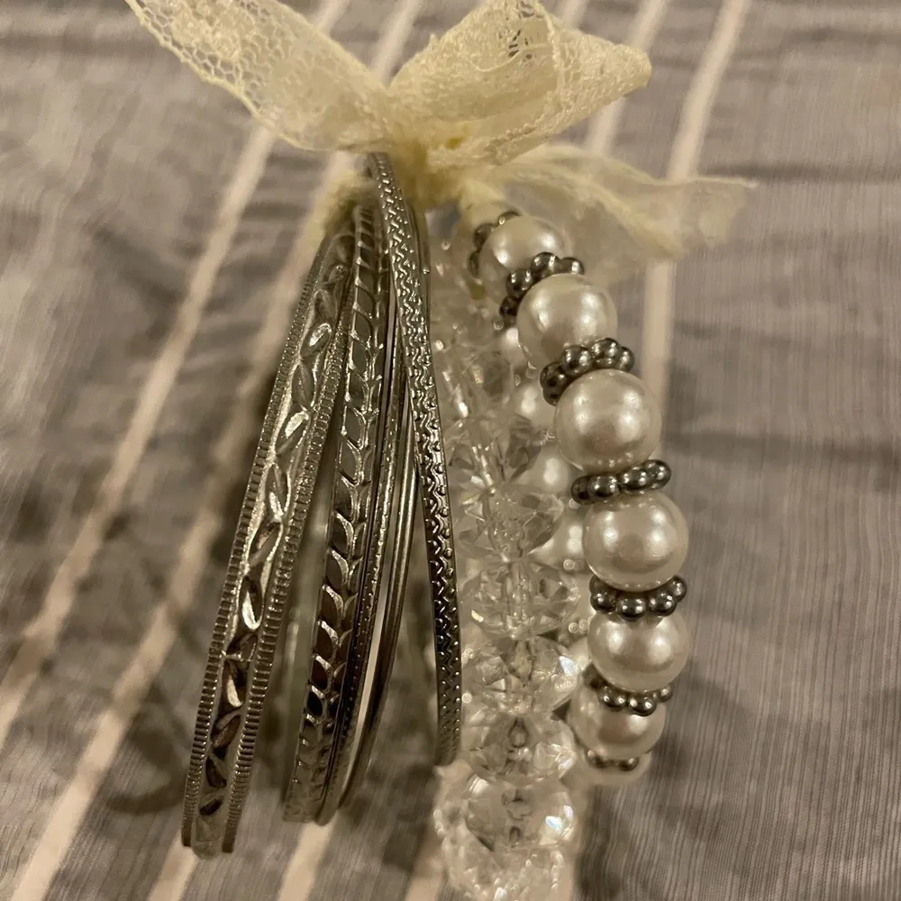 Silver Bangle Set - Image 5