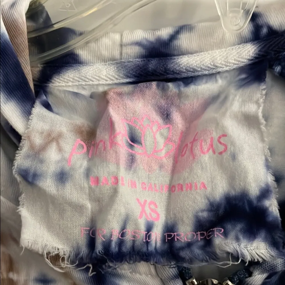 PINK lotus tie dye hooded sweaters - Image 4